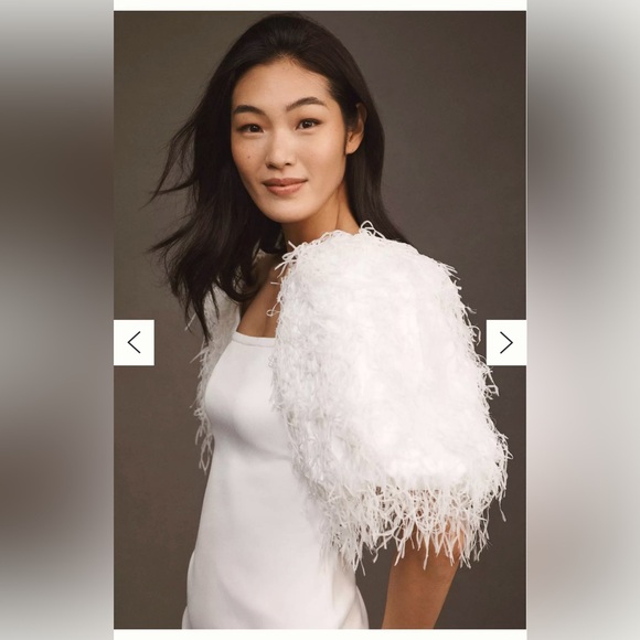 NWT Anthropologie BHLDN Nellie Square-Neck Mini Dress | Removable Sleeves - Picture 3 of 11